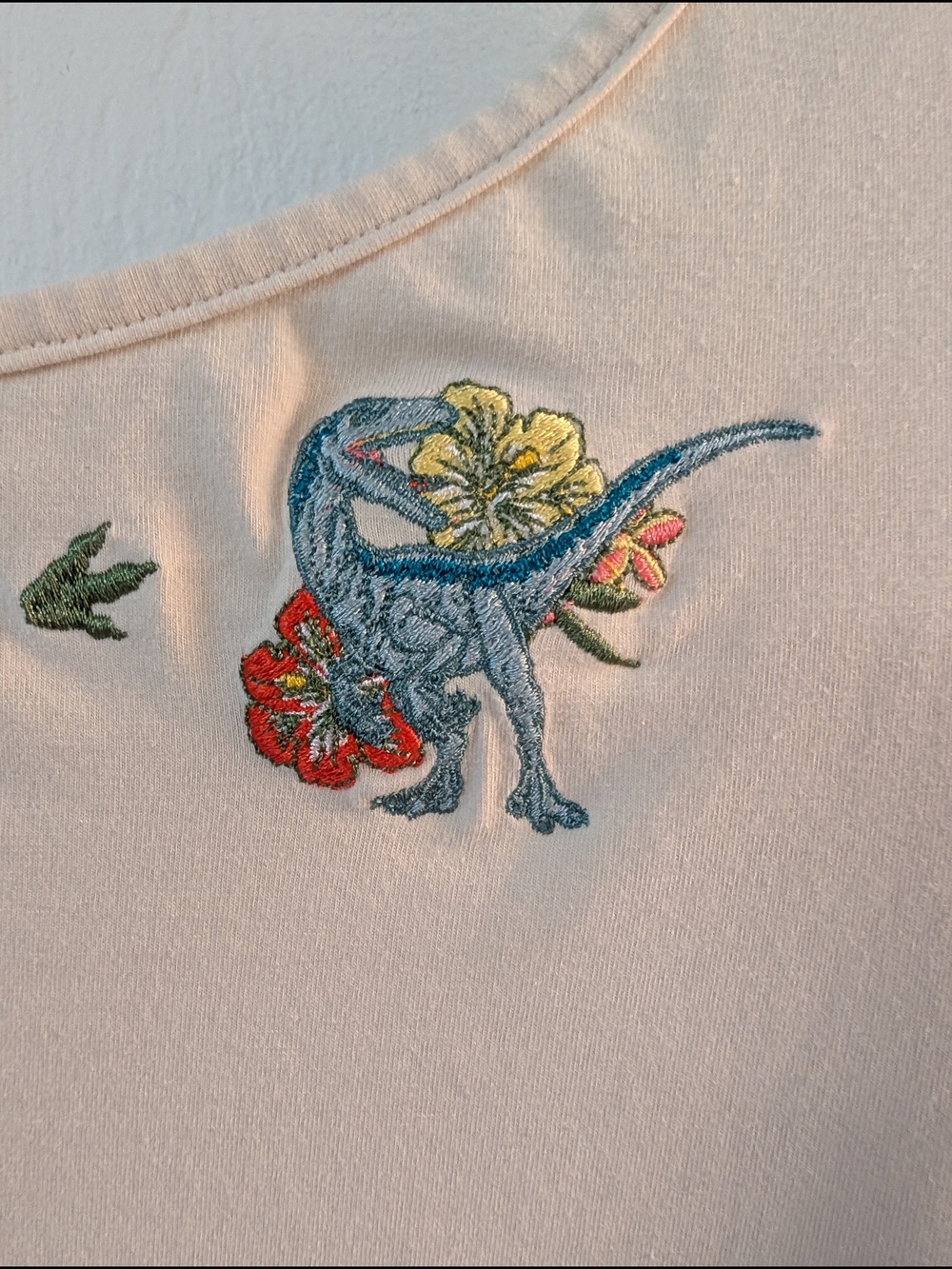 Her Universe Jurassic Park Raptor Embroidered Tee - Picture 3 of 7